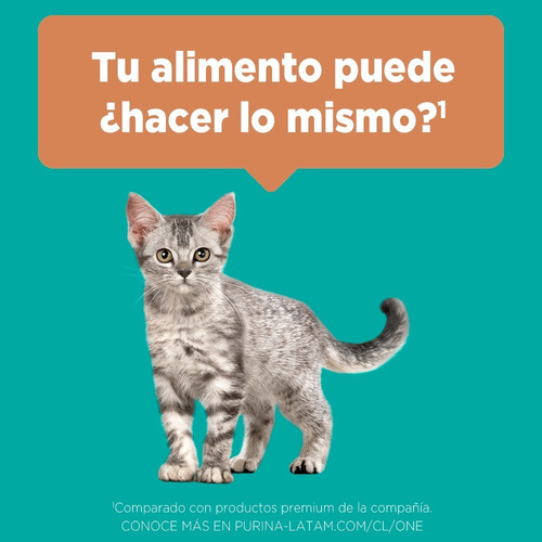 Imagen 6 de 7 de Alimento Seco Para Gato Purina® One® Gatito Pollo Y Carne 6k