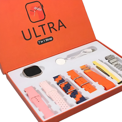 Smartwatch Ultra 7 En 1 Correas Intercambiables Regalo Padre