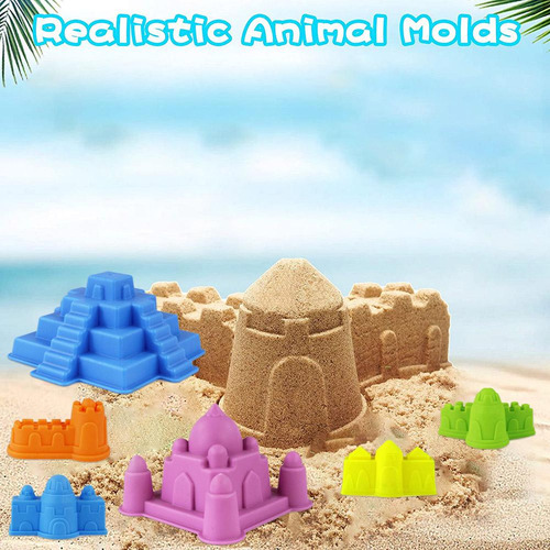 Juguetes Modelo Sand Beach Castle, Juego De 6 Piezas, Agua P