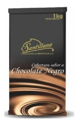 Cobertura Sabor Chocolate Negro Santi - Kg a $44500