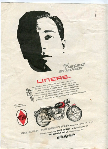 Antigua Publicidad Moto Gilera