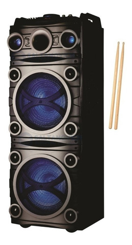 Imagen 3 de 4 de Parlante Eversound Ev363 Bluetooth 7 Pads Batería Efectos Dj