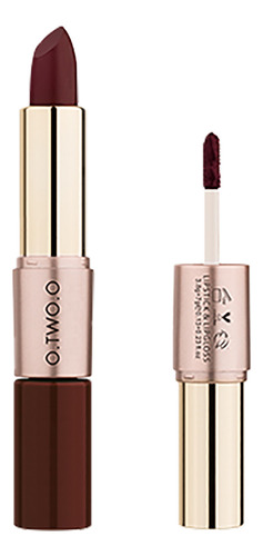 Delineador Labial 2 Em 1, Batom, Caneta De Brilho Labial Fos