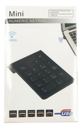 Teclado Numérico Inalámbrico