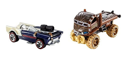 Hot Wheels Star Wars Chewbacca Y Han Solo Character Car 2