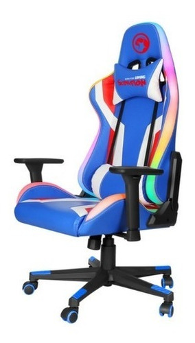 Silla Tipo Escritorio Marvo Ch-128 Linea Gamer Negra