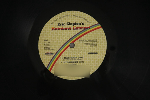 Lp - Eric Clapton - Rainbow Concert - Edição Numerada (Usado)