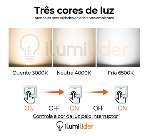 Lustre Pendente Led Futurístico 40w Moderno Dourado Luz 3em1 110v/220v