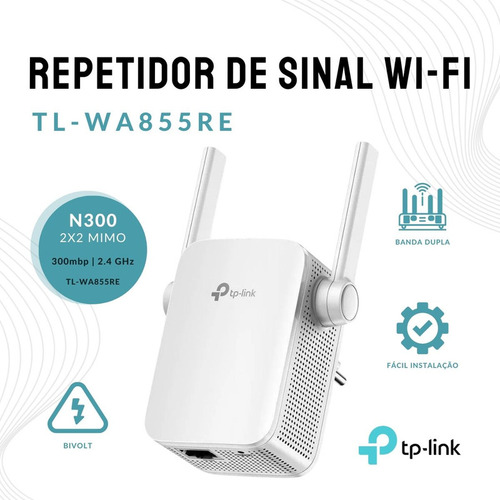 Repetidor De Sinal Wi-fi Tp-link Range Extender/access Point