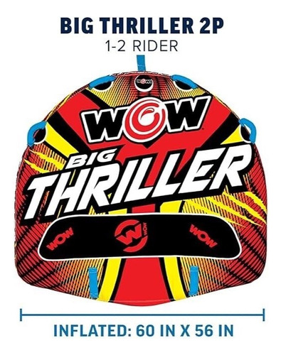 Inflable Remolcable Wow Big Thriller 1-2 Personas