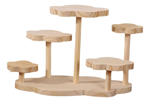 Soporte De Exhibición De Madera, Organizador De Soporte De
