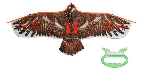 * Cometa Plana De 1,1 M Con Águila Voladora Para Pájaros,