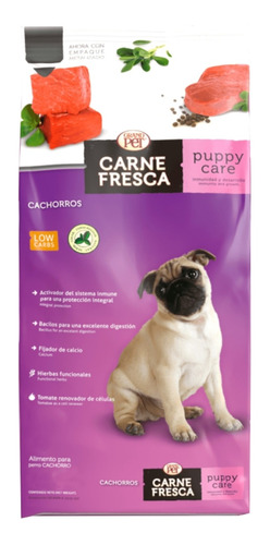 Alimento Carne Fresca Puppy Care Perro Cachorro Bolsa De 4kg