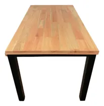Comprar Mesa Eucalipto 160 X 80 Estructura Individual Caño 60 X 60