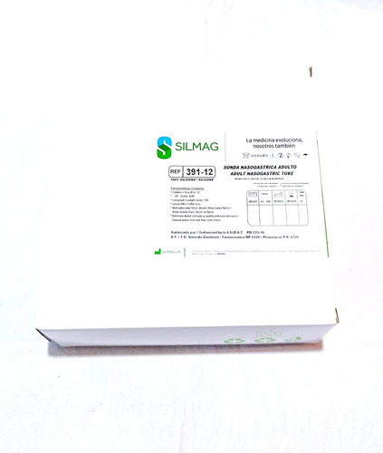 Sonda Nasogastrica Silmag 392-06 , 07 , 09 , 12