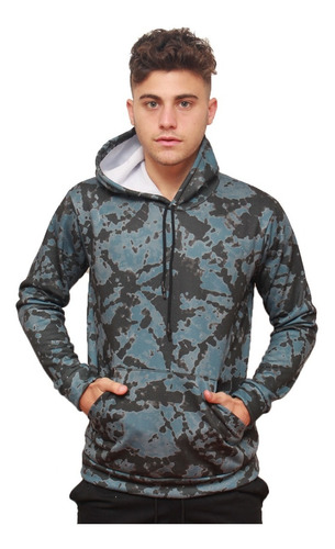 Imagen 2 de 5 de Buzo Canguro Capucha Rústico Liviano Hombre Exclusivos