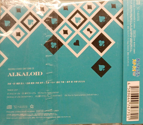 Ensemble Stars!! Unit Song Cd Alkaloid - Cd Con Obi Estándar