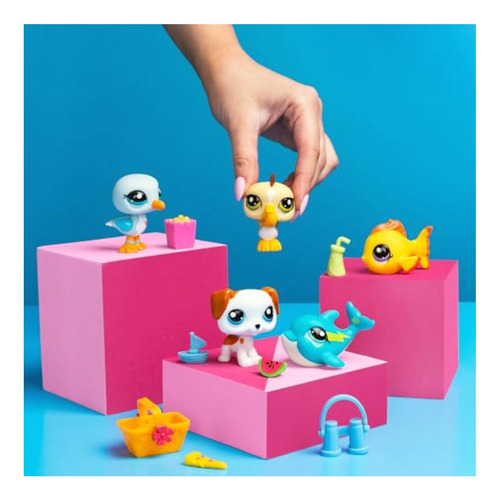 Littlest Pet Shop New Beach Besties, Coleccionista De 5