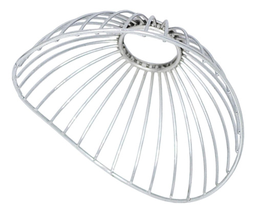 Sombra De Lámpara De Sombra De Luz Colgante De Plata