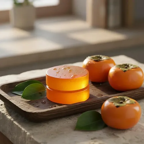 1pcs Persimmon Soap For Old People Smell Japanese Persimmon