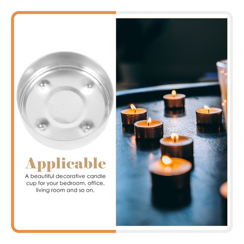 Soporte Para Velas De Mesa Con Base, 100 Unidades