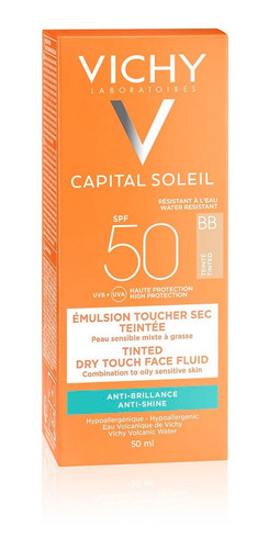 Vichy Capital Soleil Bb Toque Seco Color Fps 50+  X50ml