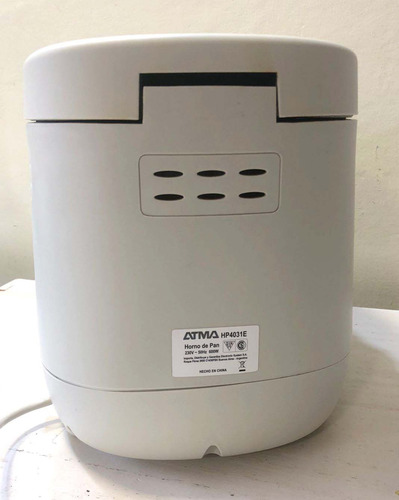 Horno De Pan Atma Easy Cook Hp4031e Blanco 900g 12 Programas Blanco (Usado)