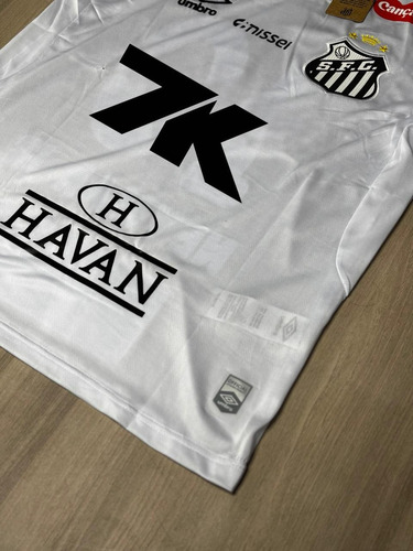 Camisa Santos Of.1 2025 Neymar Jr 10 Umbro Torcedor Completa