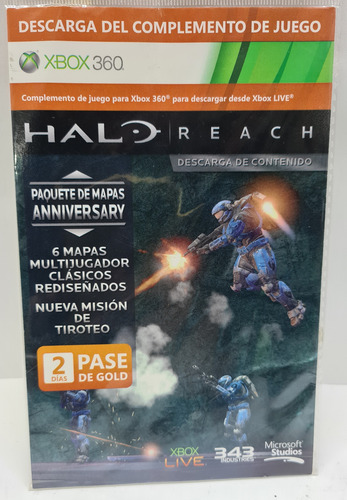 Halo Reach Descarga Mapas Y Mision Tiroteo Xbox Codigo
