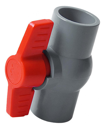 5 Válvula De Bola De Pvc For Tratamiento De Agua, Gris