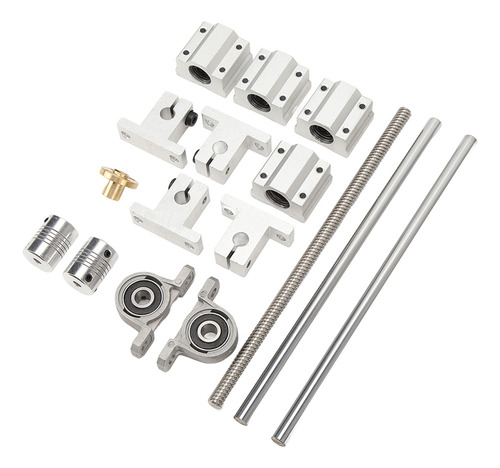 Eixo De Haste De Guia De Movimento Linear T8x8 Suporte De Pa