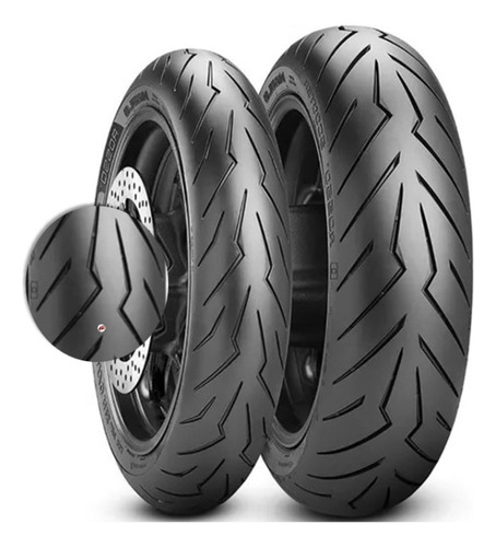 Llantas 130/70-13 Y 110/70-13 Pirelli Diablo Rscoot Tl Combo