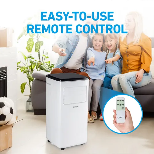 Aire Acondicionado Portátil Coby Cbpac650 3-en-1 9000 Btu