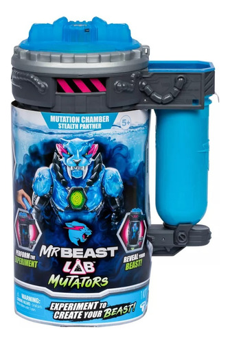 Mr Beast Lab Mutantes Figura Coleccionable Stealth Panther
