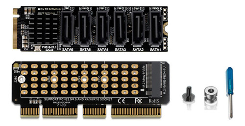 Tarjeta Adaptadora M.2 Nvme-pci-e X4 X8 X16 Pcie A 6 Gbps X