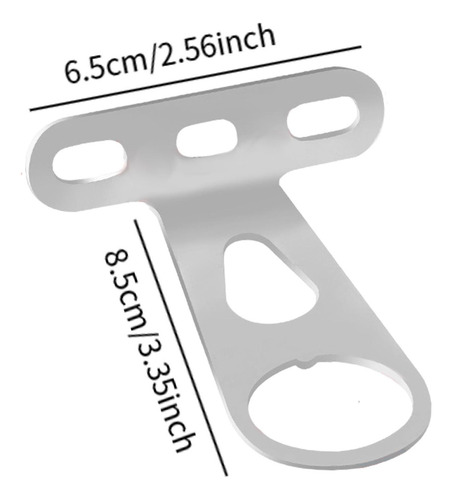 6 X 2 Piezas De Soportes De Soporte Para Cesta Delantera