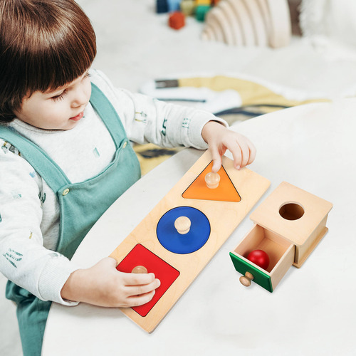 Material Didáctico Montessori De Madera