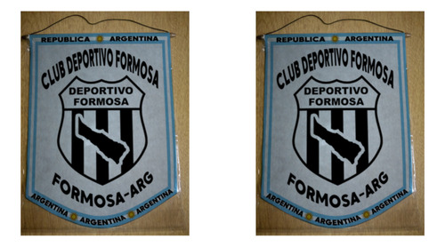 Banderin Mediano 27cm Club Deportivo Formosa