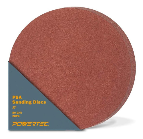 Powertec Disco Lijado Adhesivo Oxido Aluminio Grano Psa