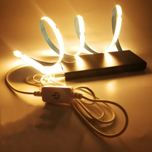 Dc 5v Usb Cob Llevó Las Luces Touch Dimmer Flexible Llevó La