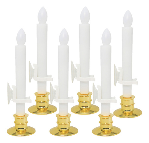 Lámpara De Vela Navideña Sin Llama, 6 Velas Led, Vela De Té,
