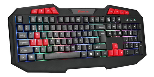 Imagen 3 de 7 de Combo Teclado + Mouse Gamer Xtrike-me Mk-503 + Pad + Cuota-*