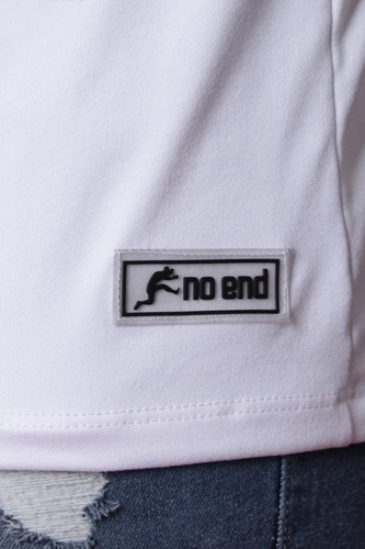 Imagen 3 de 4 de Remera Básica Gamuzada Hombre No End 37868