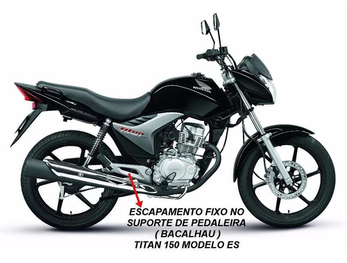 Imagem 4 de 4 de Escapamento Estralador Lata Titan 150 Esd 2009/2013 Polimet