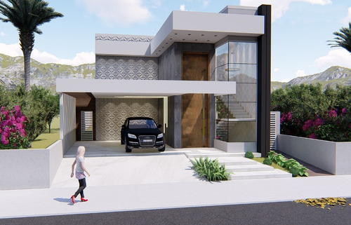 Imagem 3 de 10 de Planta De Casa 3 Quartos - Projeto Completo+aprovação Ea-102