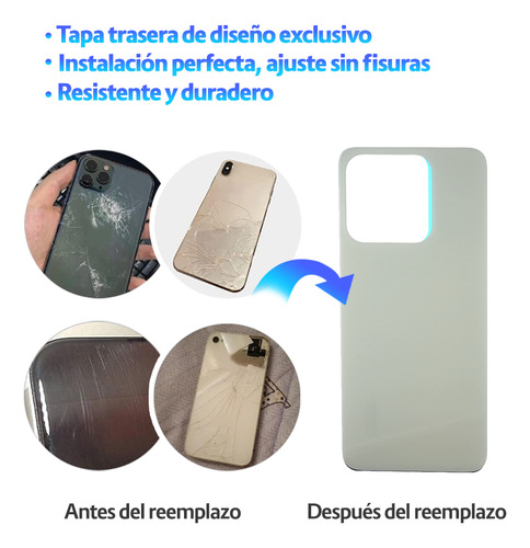Tapa Trasera Carcasa Compatible Con Zte Axon 60 Dorado