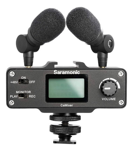 Saramonic Camixer Doble Microfono Stereo Mixer Para Camara Negro (Usado)