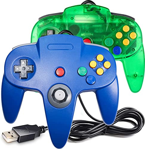 2 Pack Controladores N64 Usb Para Pc, Mac Y Raspberry Pi