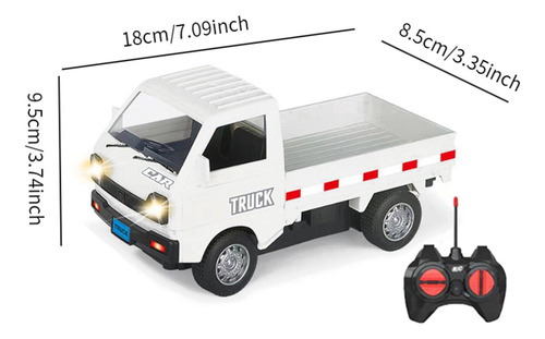 Camión Rc A Escala 1:16, Coche De Transporte Con Control