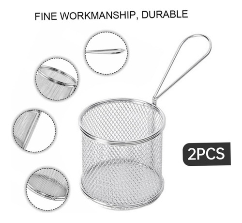 Np Cesta For Freír Patatas Fritas De Acero Inoxidable 2